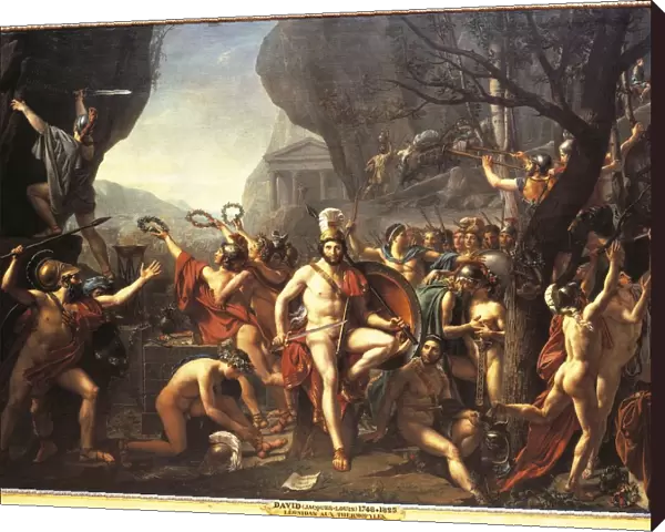 France, Paris, Leonidas at Thermopylae