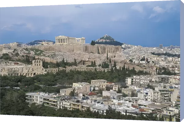 High angle view of a city, Acropolis, Athens, Greece