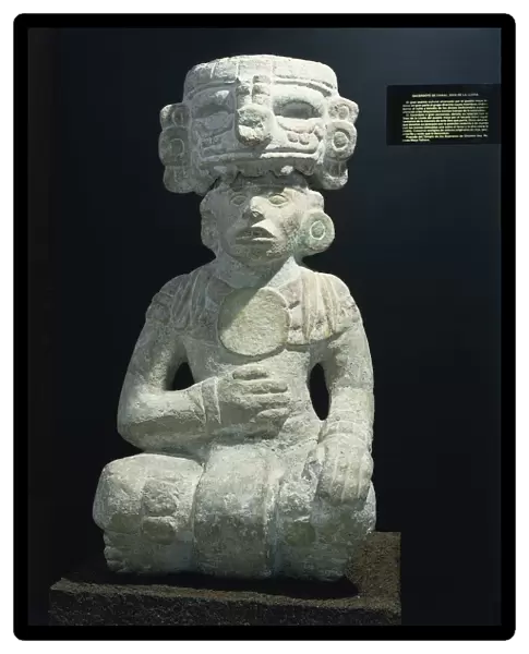 Mexico, Chichen Itza, Statue depicting Chaac priest