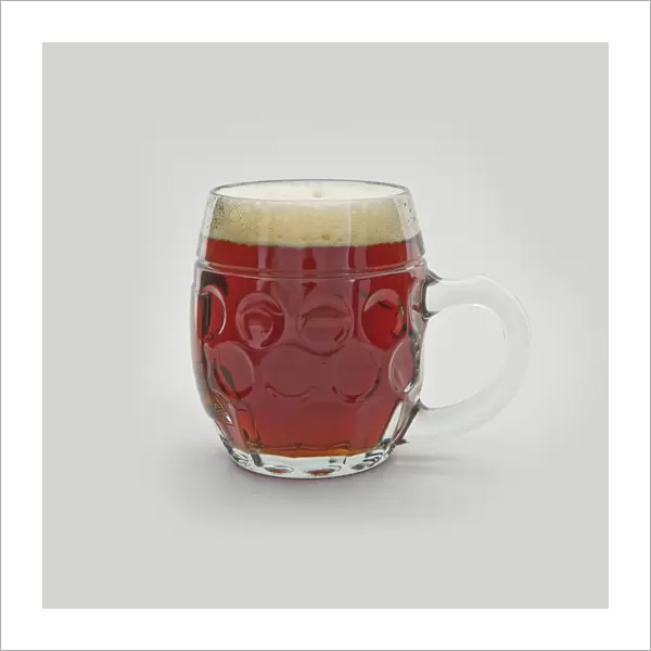Glass of Bock, a type of lager