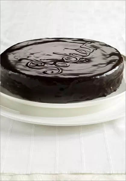 Sachertorte, rich chocolate cake invented in Vienna