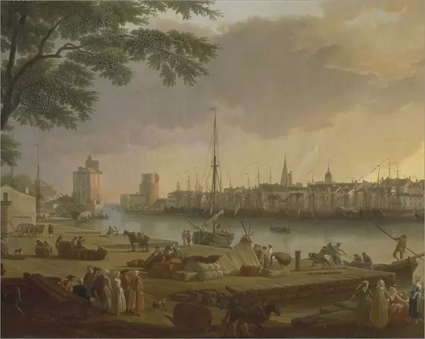 La Rochelle Port, copy by Claude Joseph Vernet, after Edouard Pinel