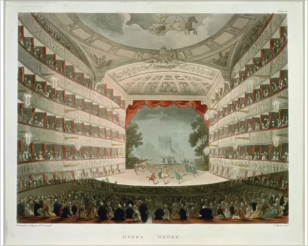 UK, England, London, Interior of Kings Theatre Opera House