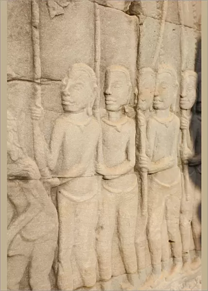 Relief Sculpture on the East Outer Gallery at Bayon
