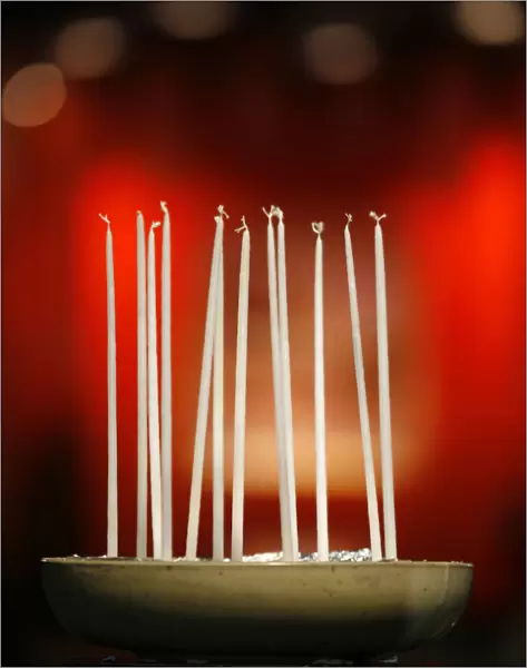 Candles at Taizate meeting