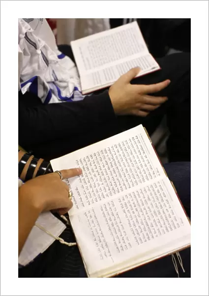 Torah reading in a synagogue
