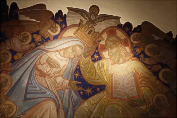 Painting in Sainte Jeanne of Chantal church
