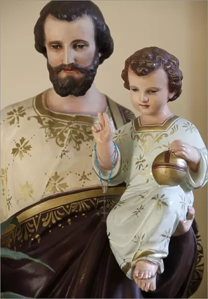 St Joseph & Jesus statue SS