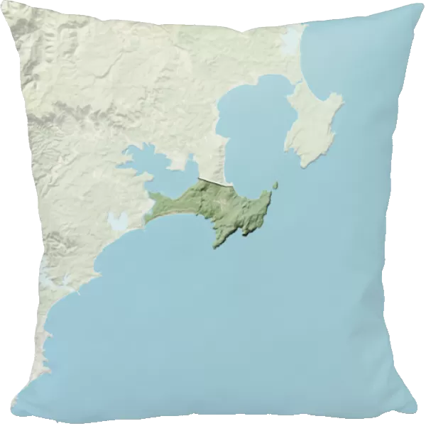 Jervis Bay Territory, Australia, Relief Map