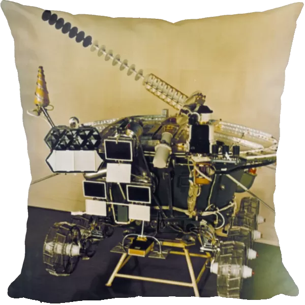 Soviet moon rover lunokhod 2 at the time of testing