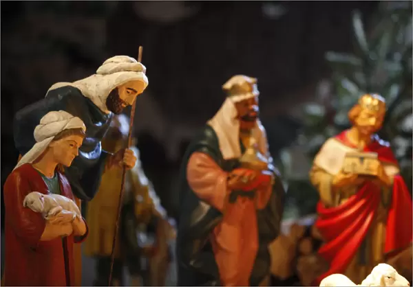 Detail of a Nativity scene