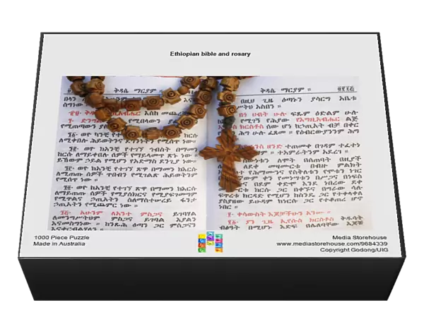 Ethiopian bible and rosary
