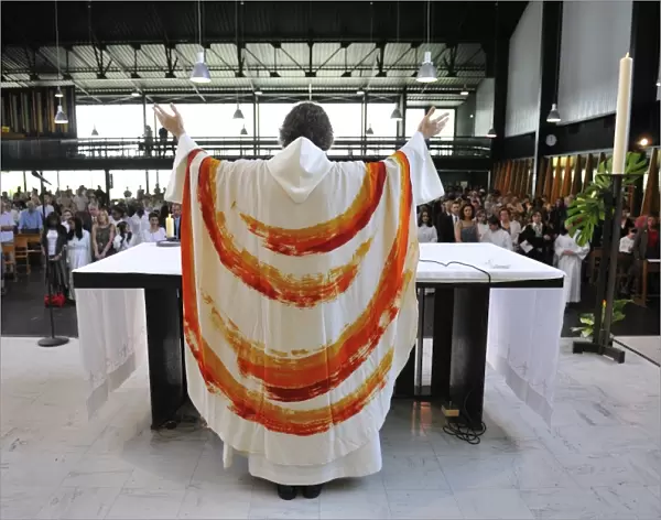 Eucharist in a catholic church