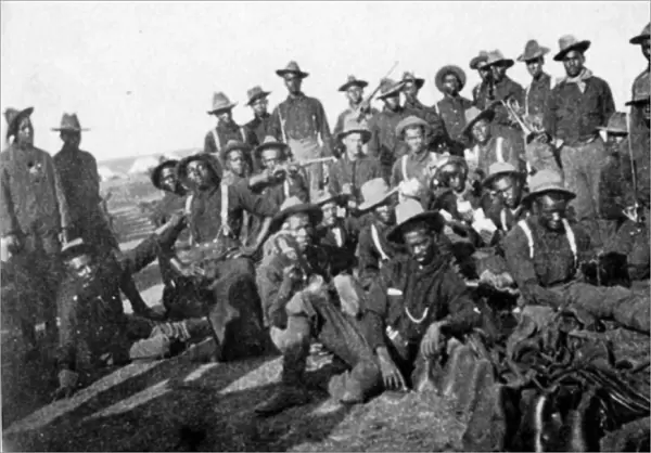 Photo of Buffalo Soldiers 1898