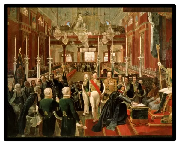 Coronation of Emperor Pedro I of Brazil, painting