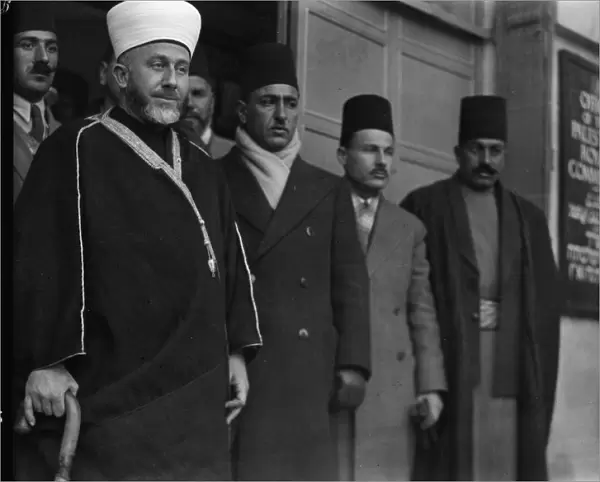 First Arab witness before Royal Commission, 1936
