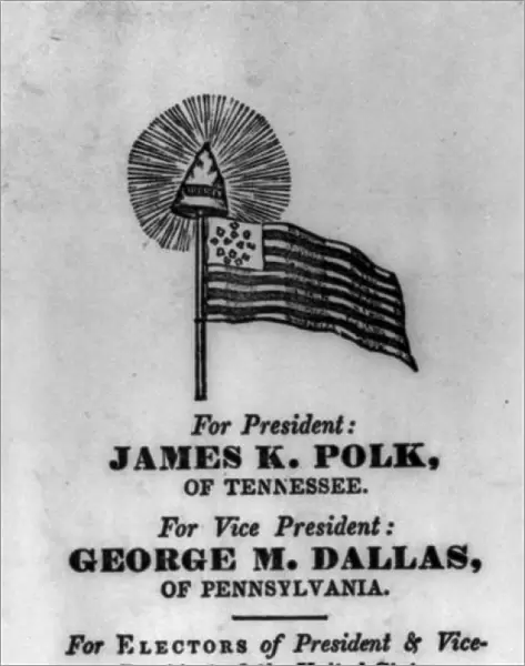 Democratic Election Ticket, 1844