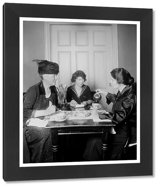 Suffragist Alice Paul at lunch