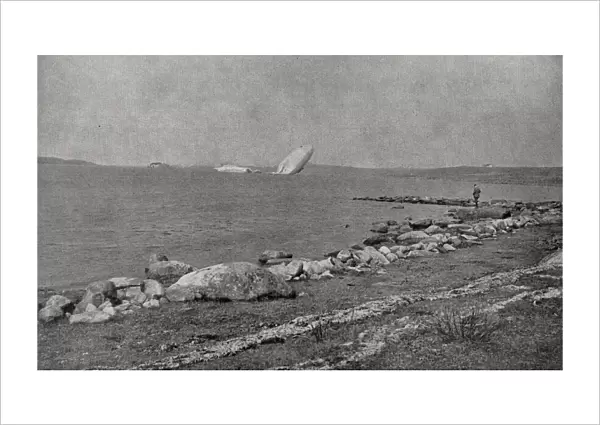 Wreck of Zeppelin L-20