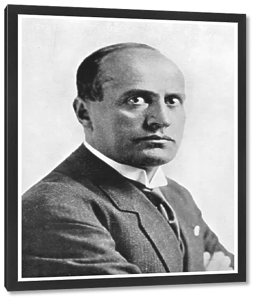 Portrait of Benito Mussolini (1883 - 1945)