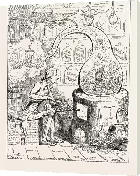 Parliamentary Elections and Electioneering in the Old Days: J. Gillray: the Dissolution