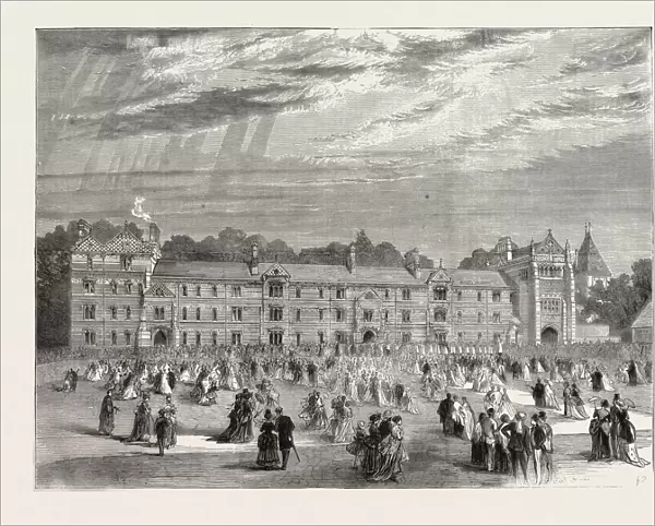 The Opening of Keble College, Oxford University, Oxford, Uk, 1870