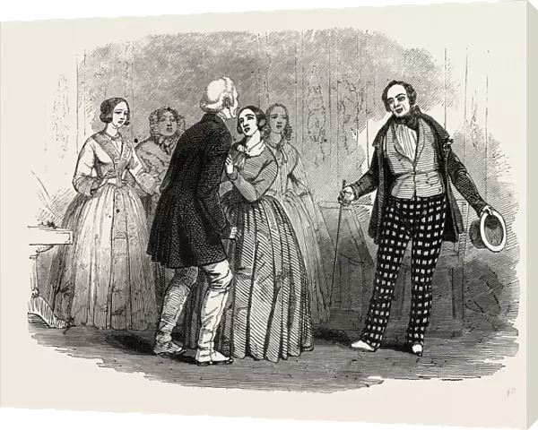 Scene from the New Comedy of look before you Leap; Or, Wooings and Weddings