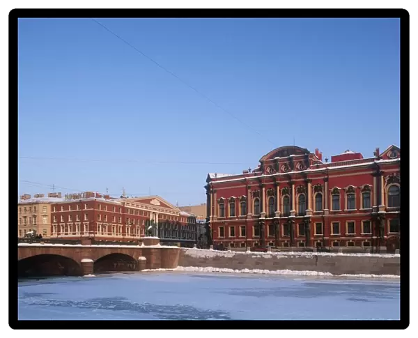 Russia, Saint Petersburg, Beloselsky-Belozersky Palace on Fontanka river