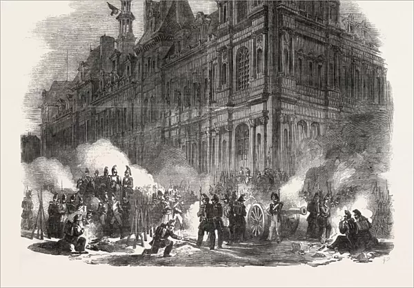 The Revolution In Paris: Bivouac Of Troops Near The Hotel De Ville