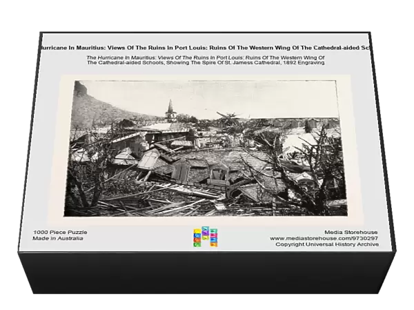 The Hurricane In Mauritius: Views Of The Ruins In Port Louis: Ruins Of The Western Wing Of The Cathedral-aided Schools