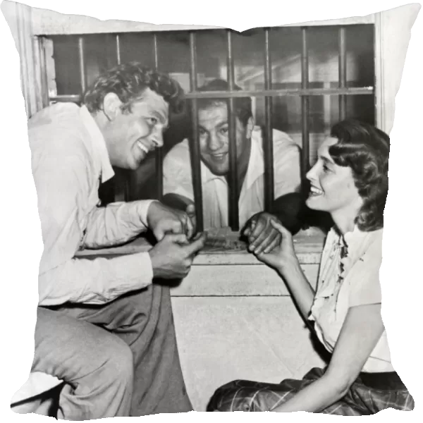 Marciano In A Movie Jail Set