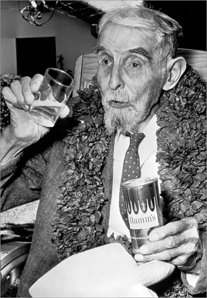 Drinking Beer At Age 107