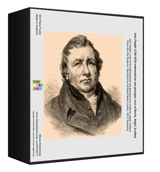 John Playfair (1748-1819) mathematician and geologist, born at Benvie, Argyll, Scotland