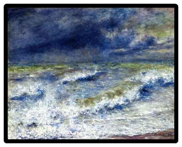 La vague (The Wave ), 1879. Oil on canvas. Pierre-Auguste Renoir (1841-1919)