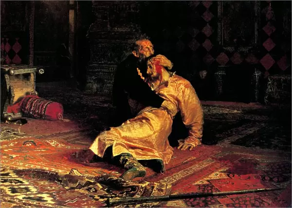 In 1581, Ivan beat his son, Ivan in a heated argument causing his sons death