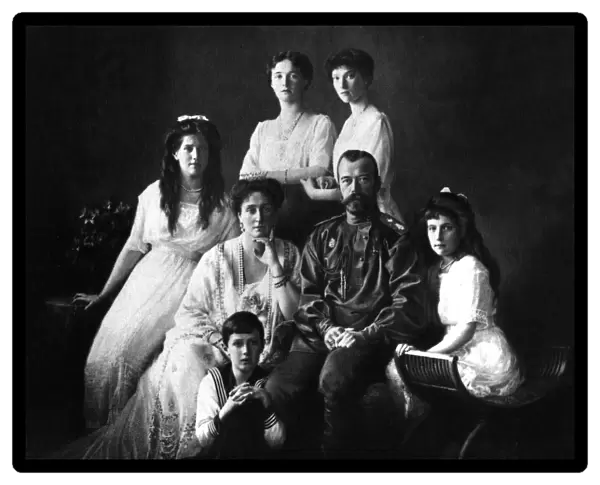 The Romanovs (ruling family of Russia) 1913. Nicholas II (1868-1918), Tsar of Russia 1894-1917