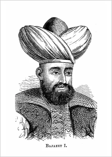 Bayezid I (1347-1403) Sultan of Ottoman empire from 1389-1402: defeated by Tamerlane (Timur) 1402
