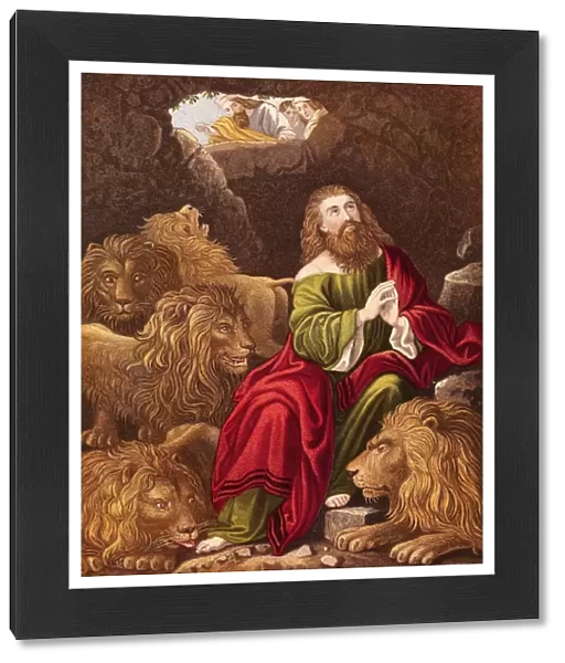 Daniel, one of four great Hebrew prophets, l cast into the Lions den by Nebuchadnezzar