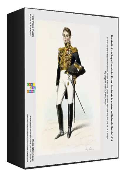 Marshall of the Royal Houshold. From Histoire de la maison militaire du Roi de 1814