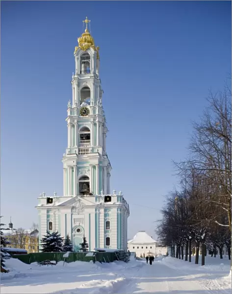 Russia, Golden Ring, Sergiev-Posad, belltower