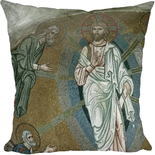 Greece, Attica, Athens, Chaidari, Daphni Monastery, mosaic with Transfiguration of Christ on Mount Tabor, 11th Century ad