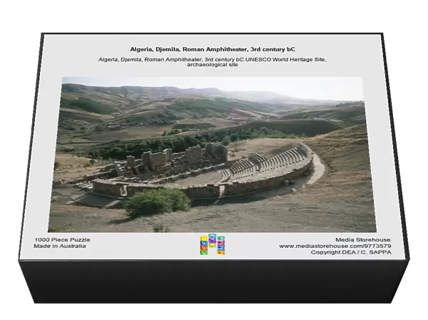 Algeria, Djemila, Roman Amphitheater, 3rd century bC