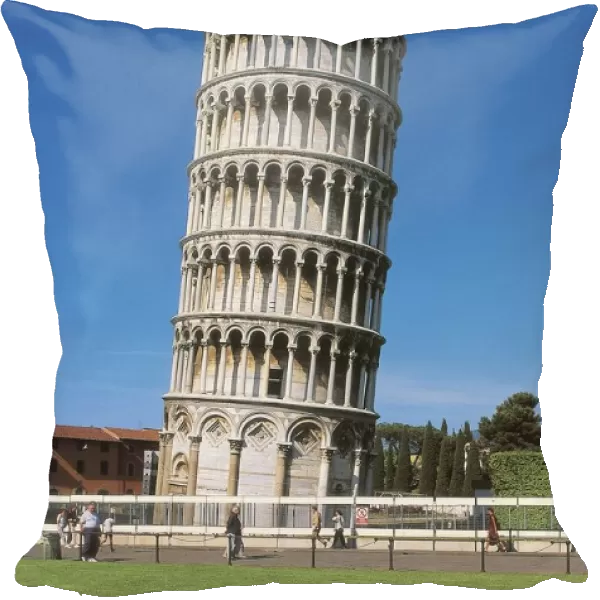 Italy, Tuscany, Pisa, Piazza del Duomo or Piazza dei Miracoli, Leaning Tower