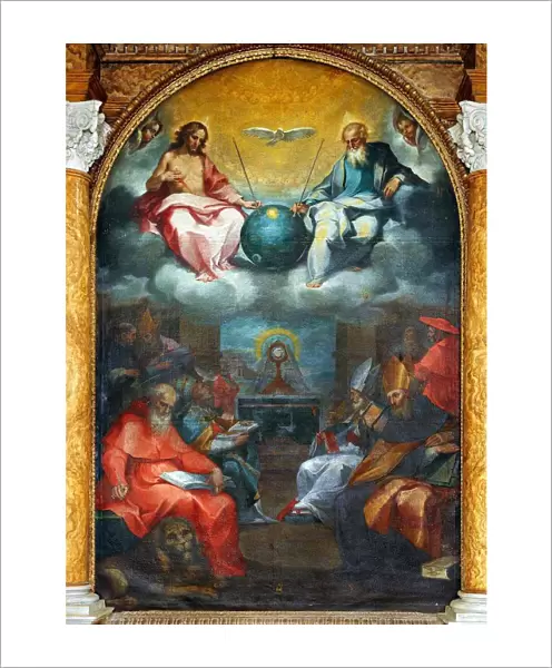Glorification of the Eucharist by Ventura Salimbeni 1600