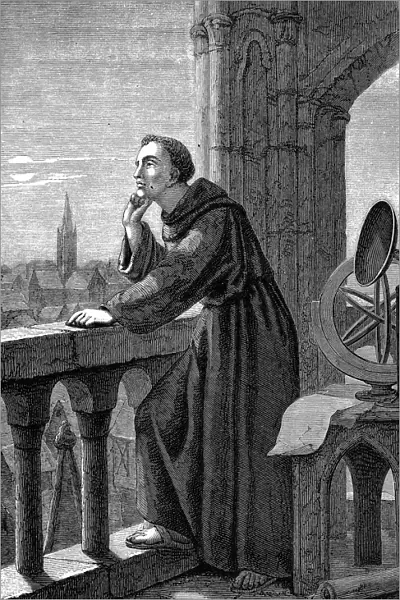 Roger Bacon (c1214-92) English experimental scientist, philosopher and Franciscan (Grey Friar)