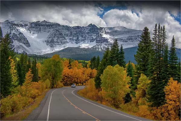 Highway to Durango, Colorado, south western United States of America