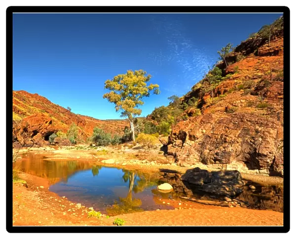 Stubbs waterhole, northern Flinders Ranges, South Australia