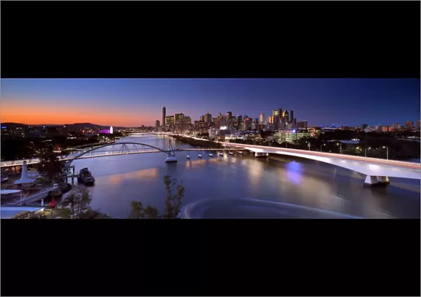 Brisbane. The Riverside Expressway is part of the Pacific Motorway that