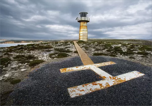 West Cape Lighthouse and Helipad, Innes National Park, Yorke Peninsula, South Australia