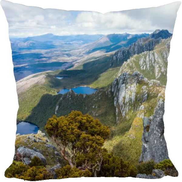The rugged Western Arthurs, southwest Tasmania